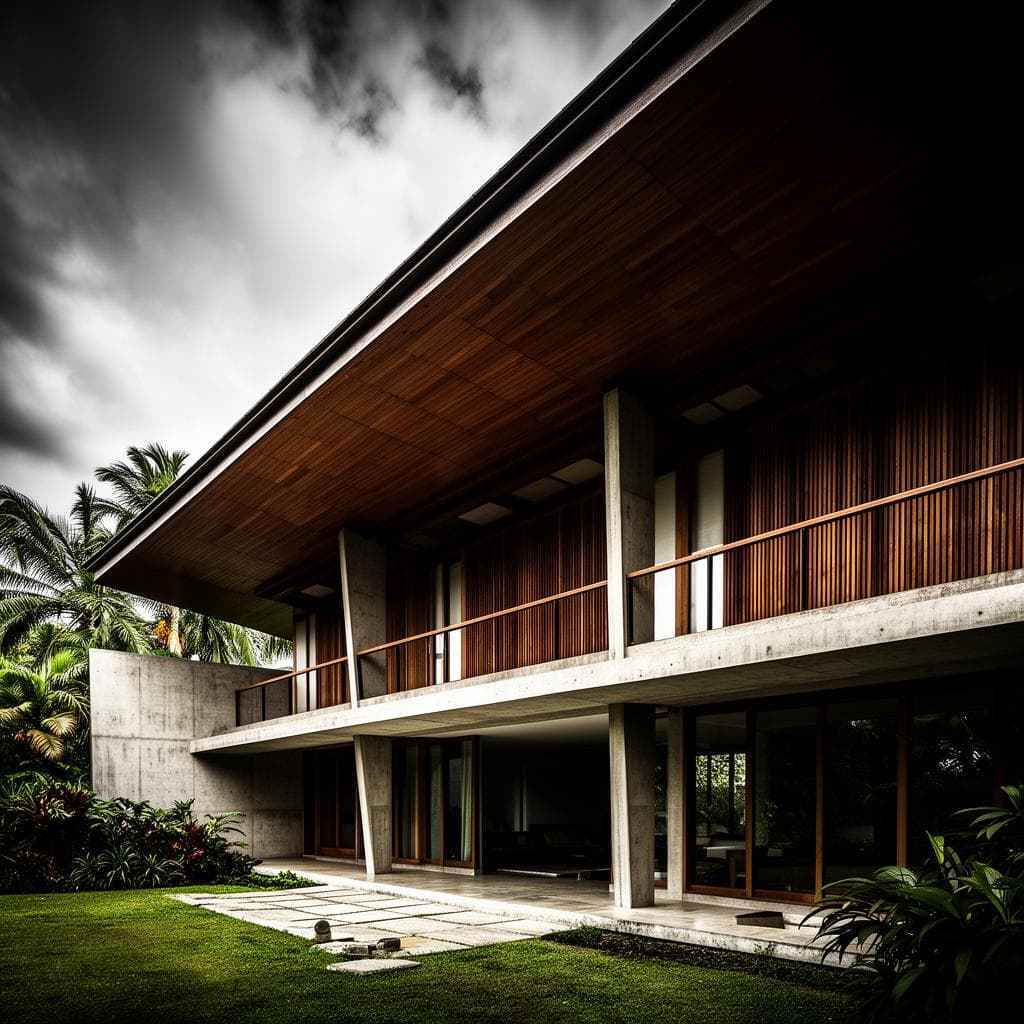 Filipino modern house